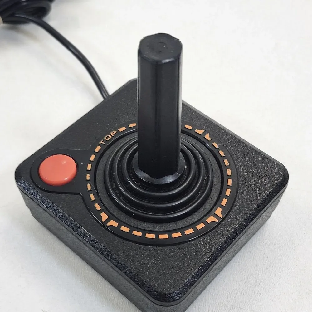 2 Atari 2600 Joysticks CX-40 Vintage Controllers 1970s Console Video Game 80s